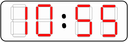 10 h 55 10 h 55